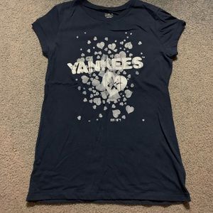 Girls Yankees Tee